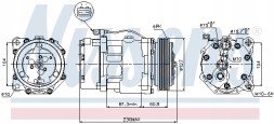 Nissens 86218100 NIS Компресори кондиціонерів (компресори nissens 89061