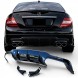Китай Dyfuzor Dokładka Tylnego Zderzaka W204 Дифузор Mercedes W204 AMG Line Накладка Бампера Чорний Глянець Спойлер