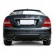 Китай Dyfuzor Dokładka Tylnego Zderzaka W204 Дифузор Mercedes W204 AMG Line Накладка Бампера Чорний Глянець Спойлер