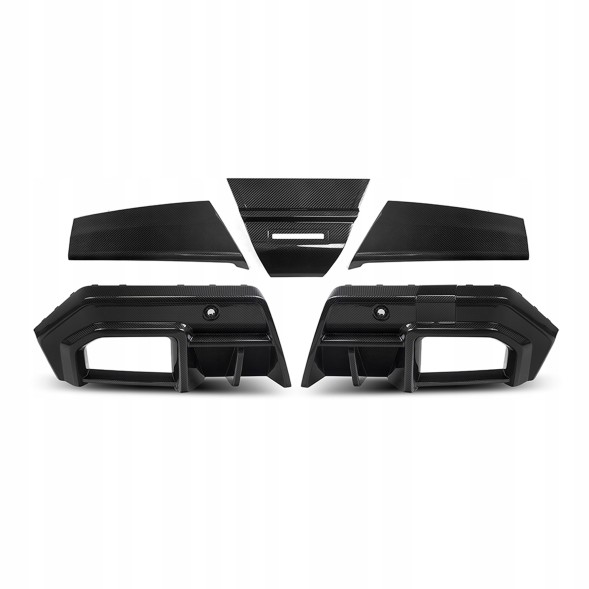Китай T-492B Карбоновий Дифузор BMW M5 G90 / G99 (2024+) SOOQOO – Стиль SQ-B