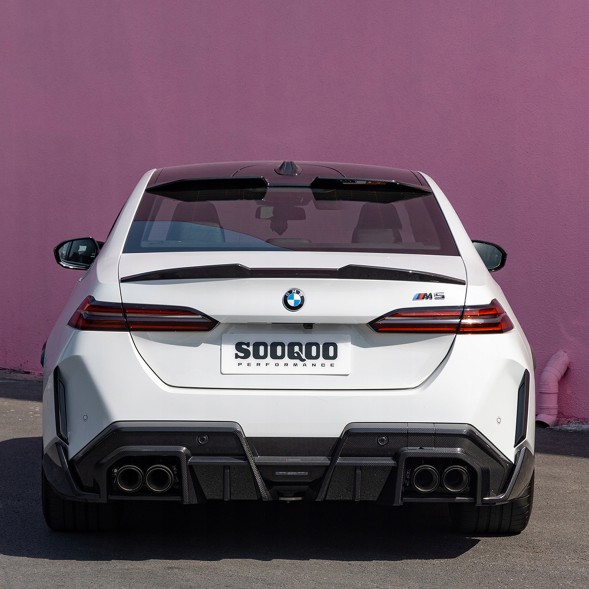 Китай T-492B Карбоновий Дифузор BMW M5 G90 / G99 (2024+) SOOQOO – Стиль SQ-B