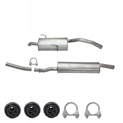 CHINA ZEST.16.184+16.185 Комплект глушників citroen c8 fiat ulysse lancia phedra peugeot 807 2002-14