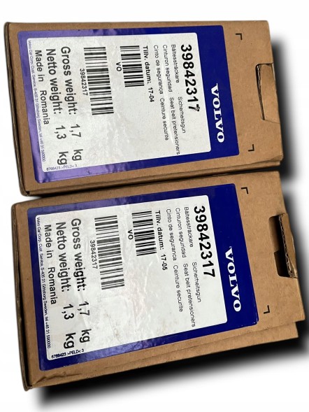 Volvo OE D75 Volvo РЕМІНЬ БЕЗПЕКИ OEM 399842317 ЗА ШТУКУ !J