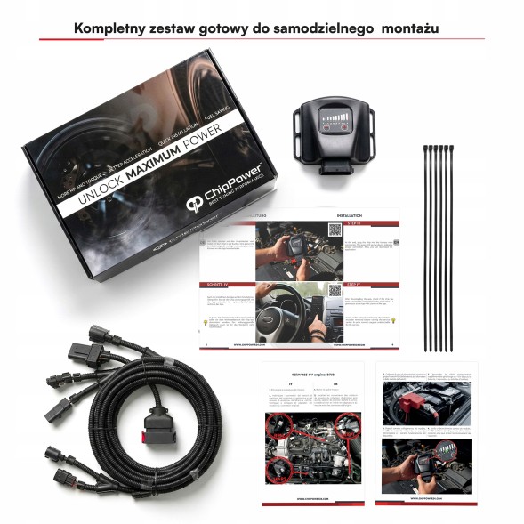 ChipPower 5904869222076 Чіп-тюнінг бокс VTX9 для Nissan Qashqai J12 1.3 DIG-T 103 кВт 140 к.с.