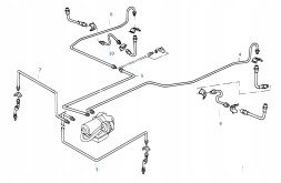 PHU DONOCIK ZPHM-0099/4 Przewody hamulcowe sztywne miedziane BMW E36 Compact - Pewłny zestaw Провід гальмівний жорсткий мідний BMW E36 Compact - Повний комплект