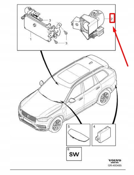 Volvo OE 31400686 Вакуумний насос круїз-контролю volvo s60 mk2 31400686 оригінальний