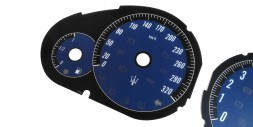 Moman 0089688092378 MASERATI GRANTURISMO Диски лічильника годинники заміна MPH kmh кілометрові