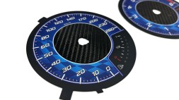 Moman 0089688097434 Тюнінгові циферблати спідометра Seat Leon 3 Carbon Blue Edition, кастомні