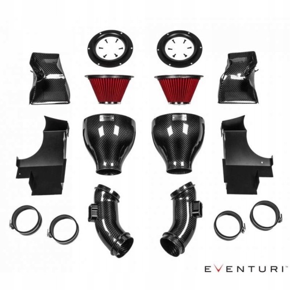 Eventuri EVE-F1XM6-INT BMW M6 F12 / F13 FULL BLACK CARBON INTAKE EVENTURI впускний клапан