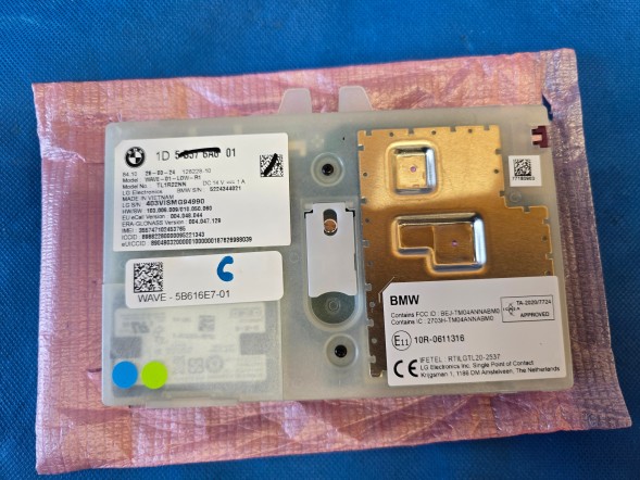 BMW OE MODUŁ TELEMATIC ATM (6) BMW G20 G26 G30 G05 G06 G12 U06 U11 5B616E7 5B576A6 NOWY ! quali21022026 ТЕЛЕМАТИЧНИЙ МОДУЛЬ ATM BOX (6) BMW G20 G26 G30 G05 G12 U06 U11 5B616E7 5B576A6