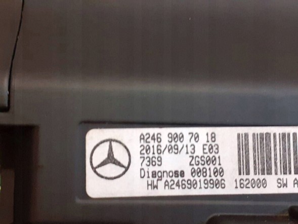 Mercedes-Benz OE A2469007018-MERC MERCEDES B W246 246 CLA W117 117 МОНІТОР ЕКРАН ДИСПЛЕЙ 2469007018