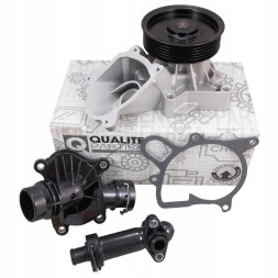 QP 11.517805811 + 11.717787870 + 11.517788305 НАСОС ВОДИ + 2x ТЕРМОСТАТ З КОРПУСОМ BMW E87 E60 E46 E90 E83 E70 M47N2 M57N2
