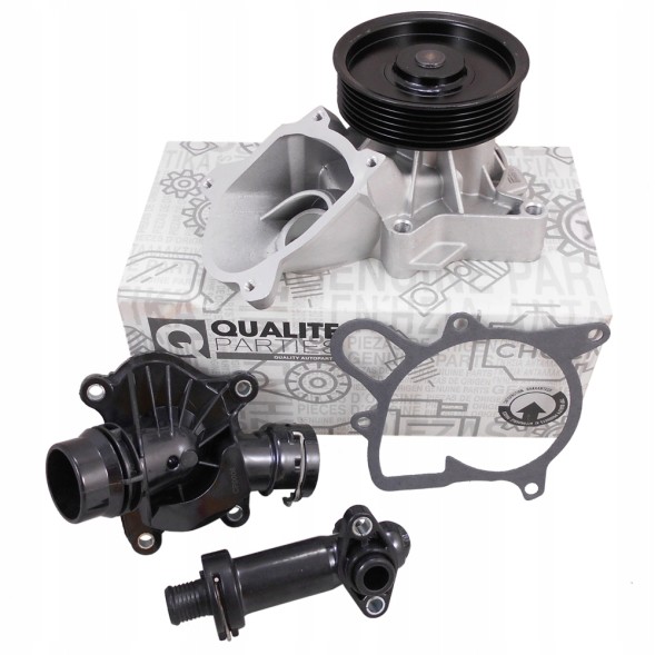 QP 11.517805811 + 11.717787870 + 11.517788305 НАСОС ВОДИ + 2x ТЕРМОСТАТ З КОРПУСОМ BMW E87 E60 E46 E90 E83 E70 M47N2 M57N2
