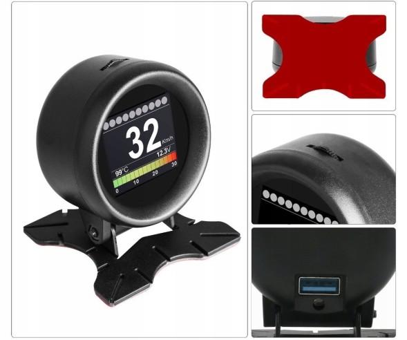 Китай Дисплей на лобове скло Autool X60 OBD2 Check Engine