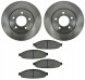 REC TKP/CHP1 ДИСКИ + КОЛОДКИ ПЕРЕДНІ CHRYSLER PACIFICA 3,5 2003-2007