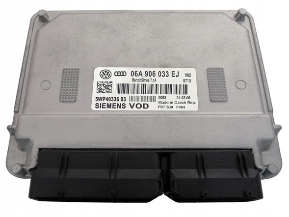 Audi OE 06A 906 033 EJ 5WP40336 03 SIMOS 7.1A КОМП'ЮТЕР ЕБУ AUDI A3 1.6 06A906033EJ 5WP40336 03