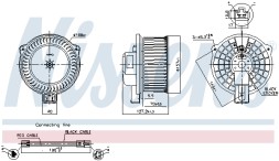 V-maxzone Part VIC-451229 Вентилятор NIS для MAZDA 6, CX-7 1.8-2.5 01.02-12.14