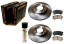 DKM ALL8620C Гальмові диски та колодки MAZDA 6 GG GY 2002-2008 ПЕРЕДНІ КОМПЛЕКТ 283мм x 25мм