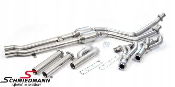 *scme365052 SCHMIEDMANN BMW E36 M50/M52 Випускні колектори "ПАВУКИ" + Спортивна вихлопна система