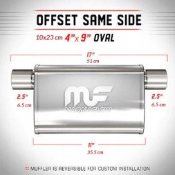 Magnaflow Глушник MagnaFlow 4x9" 2.5" / 2.5" 63мм / 63мм 11376