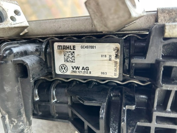 Volkswagen OE 2N0121212B Додатковий радіатор охолодження двигуна vw crafter oe: 2n0121212b
