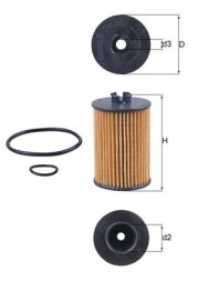 OX382D MAHLE ORIGINAL Фільтр мастил