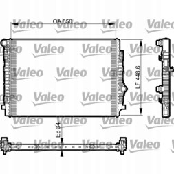 Valeo VAL735549 Valeo 735549 кулер vw гольф vii/ateca/octavia iii/q2 2,0tdi