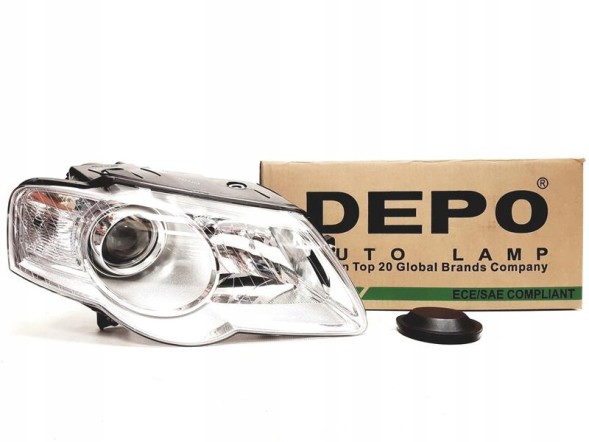 Abakus 441-11A7R-LDEM1 Фара права depo для vw passat b6 2005-10