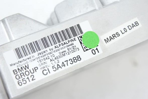 BMW OE 5A47388 5BB6358 5B78C04 5B5B432 АУДІО ПРИЙМАЧ MARS L0 DAB ECE BMW G45 X3 5A47388