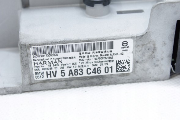 BMW OE 5A83C46 65125A83C46 5A52D02 65125A52D02 5A83C47 65125A83C47 5A4CBC7 65125A4CBC7 5A4EEC3 65125A4EEC3 ПІДСИЛЮВАЧ БУСТЕР ALEV 3 6CH БОУЕРС ВІЛКІНС BMW G60 G61 G90 M5 G70 iX I20
