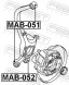 MAB 051 FEBEST Сайлентблок