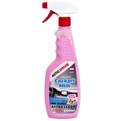 AD0063 AUTO DRIVE Поліроль панелі приладів AUTO DRIVE Cockpit Milk Bubble Gum 500мл