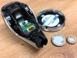 Crystal H.169/208. Комплект ручки перемикання передач VOL Start Stop MGU для BMW 3 G20 G21 G28 2019-23
