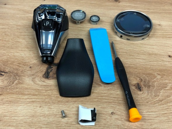 Crystal H.169/208. Комплект ручки перемикання передач VOL Start Stop MGU для BMW 3 G20 G21 G28 2019-23