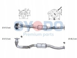 Oyodo 10N0116-OYO Каталізатор toyota 10n0116-oyo oyodo