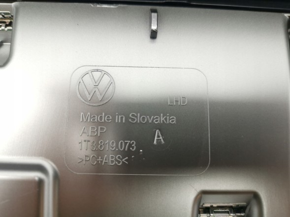 Volkswagen OE 1T3819441, DWP453777OE Декоративна планка консолі приладової панелі VW ID. Buzz 1T3819441