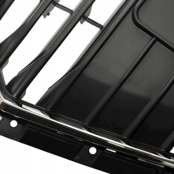 Китай A3486-15 AUDI A4 B9 15- ДО ПЕРЕРОБКИ РЕШІТКА РАДІАТОРА ЧОРНИЙ МАТ ХРОМОВАНА РАМКА 8W0853651