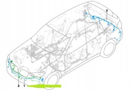 Китай BMV61126991952 ПРОМІНЬ ШНУР ПЕРЕДНІЙ БАМПЕРА УСТАНОВКА КАБЕЛЮ PDC BMW X3 G01 G02 6991952