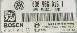 Volkswagen OE 038906016T 0281012761 BEZ IMMO przygotowany w SDK Контролер 038906016t 0281012761 без іммо