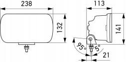 Hella 1FE 016 773-001 Hella 1fe 016 773-001 led-прожектор далекобійний (немає монтажного комплекту