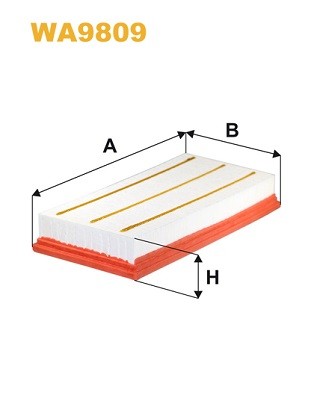 WA9809 WIX FILTERS Фільтр повітряний