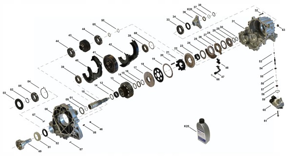 Hyundai OE ACG03566 Валик розподільчої коробки Редуктор ATC Hyundai Equus Genesis