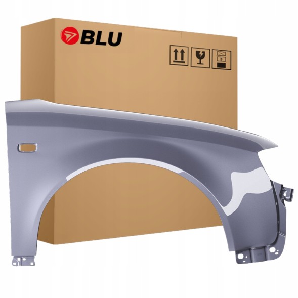 265430396 BLU Бризковик AUDI A4 B6 LY7J правий сріблястий 00-04 передній AvusSilber