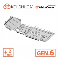 Kolchuga 0974 Сталева кришка двигуна для Ford Ranger 2019-
