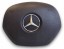 Mercedes-Benz OE A1668600002-MERC MERCEDES ML GL W166 166 ПОДУШКА БЕЗПЕКИ КЕРМА ВОДІЯ 1668600002