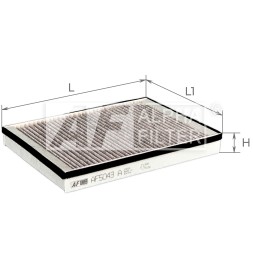 AF5043a ALPHA FILTER Фільтр салону