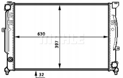 Mahle CR 423 000S Охолоджувач води cr 423 000s mahle