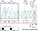 Nissens 707173 Теплообмінник, обігрів салону nissens 707173