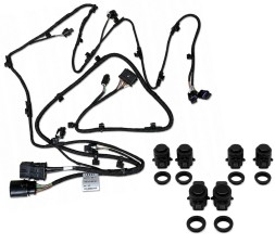 Audi OE 83H971085CL 83H971085 CL audi q3 f3 s line wiązka zderzaka przód 83h971085cl czujniki pdc instalacja przedniego zderzaka oem oe ДЖГУТ ПЕРЕДНЬОГО БАМПЕРА AUDI Q3 F3 S-LINE 83H971085CL + ДАТЧИКИ PDC OEM