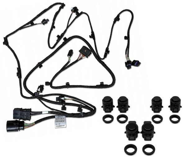 Audi OE 83H971085CL 83H971085 CL audi q3 f3 s line wiązka zderzaka przód 83h971085cl czujniki pdc instalacja przedniego zderzaka oem oe ДЖГУТ ПЕРЕДНЬОГО БАМПЕРА AUDI Q3 F3 S-LINE 83H971085CL + ДАТЧИКИ PDC OEM